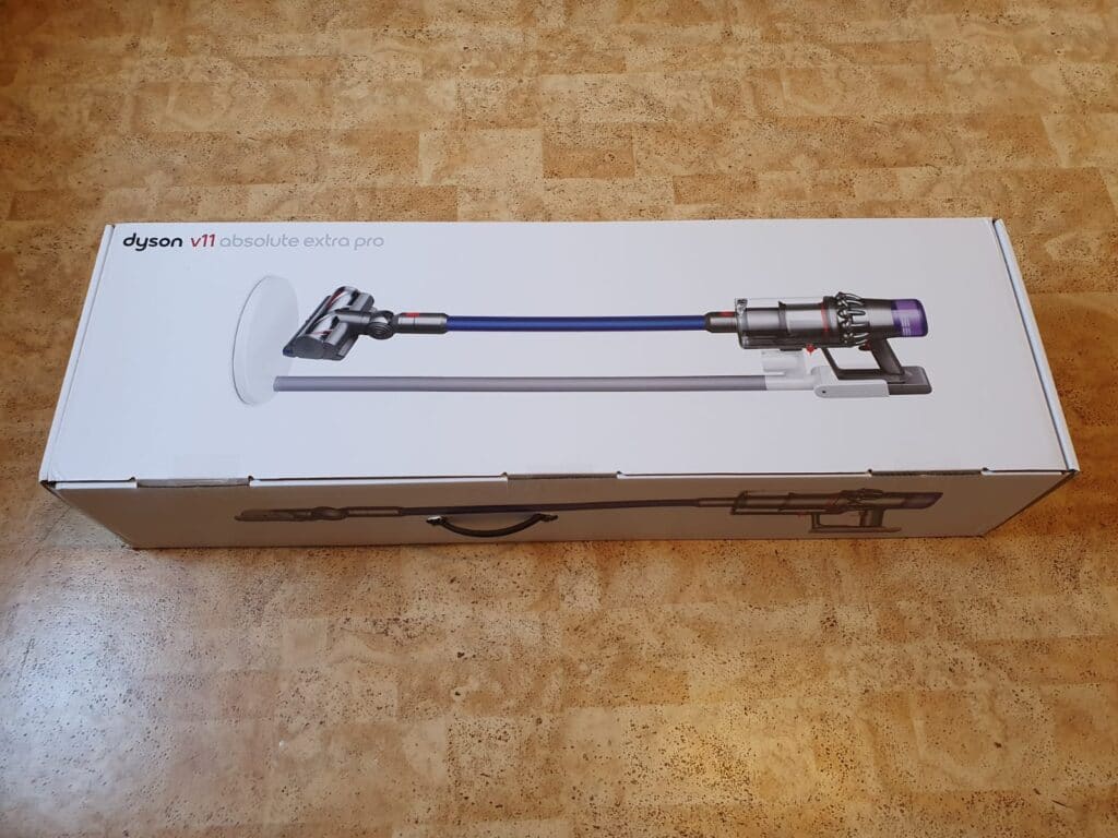 Der Dyson kam gut verpackt bei uns an.