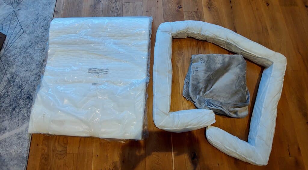 Petstuff Hundebett Test Einzelteile