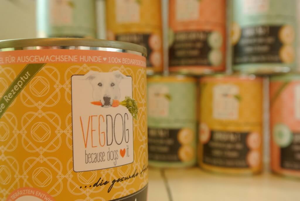 Design der Hundefutterdosen von VegDog
